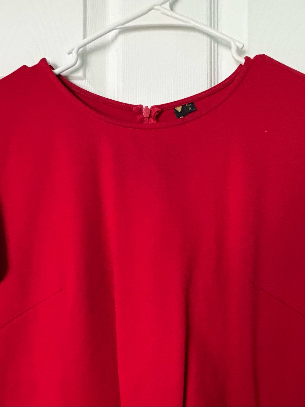 Miusol Red Ruffle-Accent Midi Dress - Picture 2 of 2